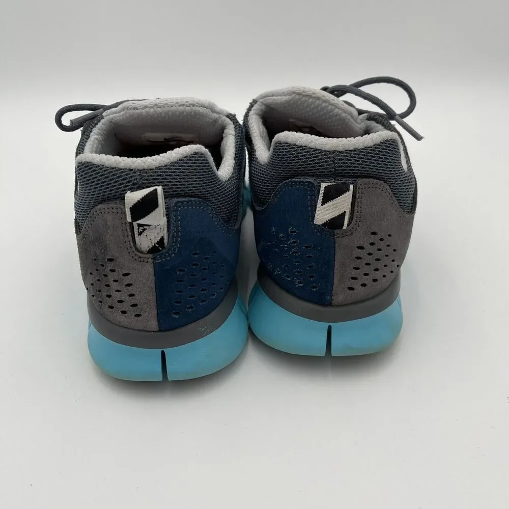 Nike Free Powerlines‎ II 2 Aqua Blue Grey Size 11 Rare Athletic Shoe Sneaker